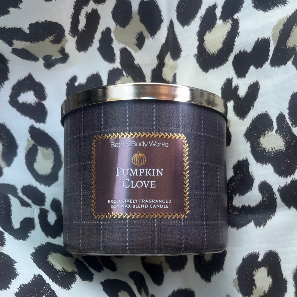Pumpkin Clove Soy Blend Candle - Dark Brown